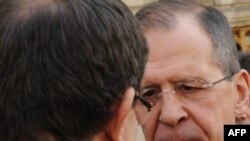 سرگئی لاوروف و احمد داوود اغلو در استانبول 