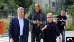 Пламен Бобоков и адвокатката му Ина Лулчева