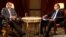 Armenia - Hrant Bagratian (L), an opposition candidate in the presidential election, is interviewed by Harry Tamrazian, director of RFE/RL's Armenian Service, Yerevan, 27Jan2013.