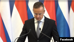 Венгриянын тышкы иштер министри Петер Сийярто.