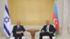 Азербайджан -  Встреча президента Израиля Шимона Переса с президентом Азербайджана Ильхамом Алиевым, 28 июня 2009 г. 