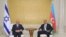 Азербайджан -  Встреча президента Израиля Шимона Переса с президентом Азербайджана Ильхамом Алиевым, 28 июня 2009 г. 