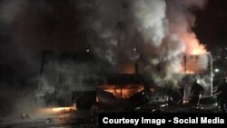 صحنه انفجار در پایتخت ترکیه