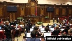 Внеочередное заседание парламента Армении, Ереван, 21 апреля 2015 г․