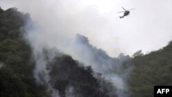 سقوط هواپیما در دل جنگل کار امدادرسانی را با مشکل مواجه کرده است