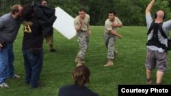 Во время съемок фильма “Unfallen” 