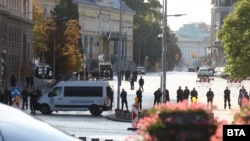 Засилени мерки за сигурност в района на Народното събрание, 18 септември