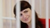 Journalist Katsyaryna Barysevich in a Minsk court on February 19 
