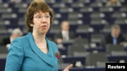  کاترین اشتون، مسئول سیاست خارجی اتحادیه اروپا