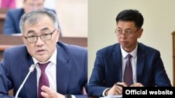 Улукбек Карымшаков менен Медербек Сатыев. 