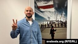 Мікіта Мелказёраў у праскім офісе Свабоды 