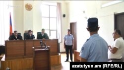 Судебное заседание по делу Гранта Григоряна в Апелляционном суде, Ереван, 23 июля 2019 г․