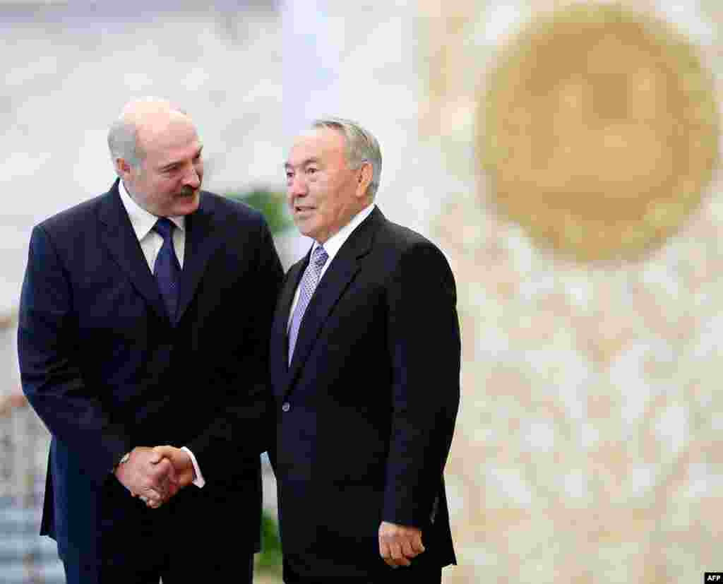 Александр Лукашенко и&nbsp;Нурсултан Назарбаев.&nbsp; 