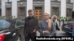 Журналіст Михайло Ткач і Юлія Тимошенко