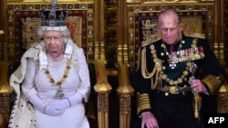 Королева Єлизавета II і її чоловік принц Філіп, фото 2015 року