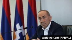 Экс-президент Армении Роберт Кочарян, Ереван, 4 октября 2021 г.
