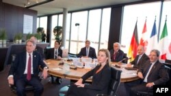 وزیران خارجه گروه موسوم به جی هفت در لوبک، آلمان