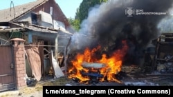 За його словами, пошкоджені адмінбудівля, підприємство, екскаватор і авто