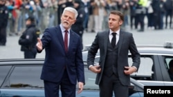 Չեխիայի և Ֆրանսիայի նախագահները Պրահայում, 5-ը մարտի, 2024թ․