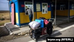 КПВВ «Каланчак» на админгранице с Крымом (архивное фото)