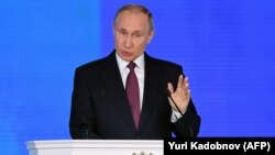 Путинlby жылдык кайрылуусу. Москва, 1-март,  2018-жыл. 