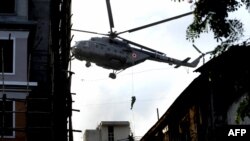 هند: نبرد سه روزه دست کم ۱۹۵ کشته و ۲۹۵ زخمی بر جای گذارده است. (عکس: Afp)