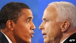 نظر سنجى تازه نشان مى دهد كه باراك اوباما ۵۲ درصد و جان مك كين ۴۰ درصد نظر راى دهندگان را جلب كرده اند. (عکس: AFP)