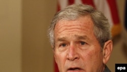 رییس جمهوری آمریکا می گوید که موفقيت های بدست آمده در عراق قابل انکار نيست.(عکس:EPA)