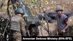 Արցախի ՊԲ հրետանային մարտկոց, հոկտեմբեր, 2020թ.