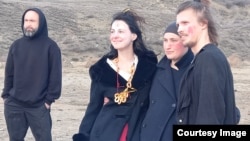 На "холмах" во время праздника Масленицы в Тбилисси