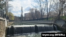 У березні 2025 року Салгир у Сімферополі виглядав повноводним