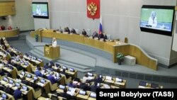 Заседание Государственной думы России (Архивное фото)