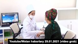 Döwlet telewideniýesinden alnan surat. 