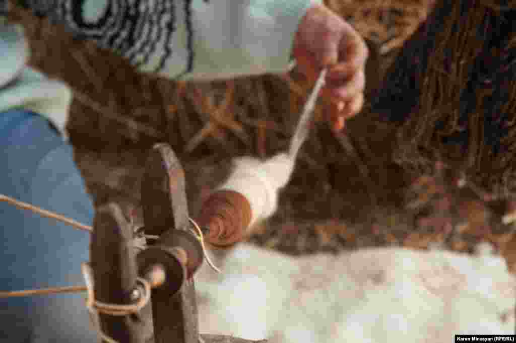 Armenia -- A carpet workshop in Armenia, Getik village, Gegharkuniq region, 28Mar2013