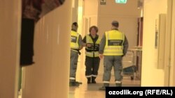 Суд по делу узбекского имама Обидхона кори Назарова в Остершунде проходил под усиленной охраной. Швеция, декабрь 2015 года. 