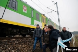 На залізничній лінії Варшава-Люблін, де мав місце акт саботажу