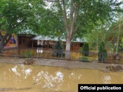 Кадамжай району. Жаандан кийинки көрүнүш. 7-май.