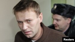 Алексей Навальный в день задержания