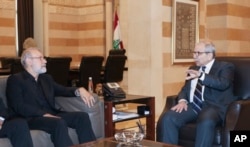 گفت‌وگوی نخست‌وزیر لبنان و دبیر شورای عالی امنیت ملی ایران، بیروت، ۲۲ مرداد