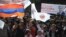Armenia - The ruling Republican Party holds an election campaign rally in Jermuk, 18Apr2012.