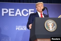 Президент США Дональд Трамп. Анкоридж, Аляска, 15 серпня 2025 року