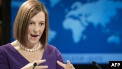 ABŞ  Dövlət Departametinin sözçüsü Jen Psaki 