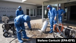 Российские военные в Италии