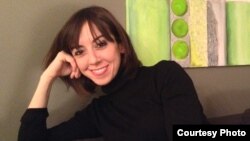 Француз жазушысы Лавиния Аббот. Сурет жеке архивінен алынды.  