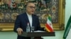 Armenia - Outgoing Iranian Ambassador Mehdi Sobhani speaks at a press conference in Yerevan, September 26, 2025.