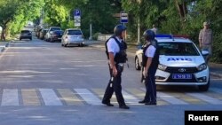 Russian police in Crimea