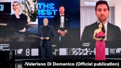 «Алтын топ» сыйлыгын тапшыруу аземи. Цюрих шаары. 17-декабрь, 2020-жыл.  