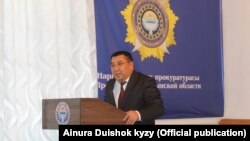 Губернатор Нарынской области КР Аманбай Кайыпов.