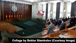 "Азаттыктын" коллажы