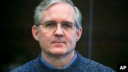 Paul Whelan in a Moscow courtroom on June 15, 2020